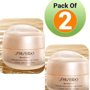 Shiseido Benefiance Wrinkle Smoothing Eye Cream – Anti-Aging 15ml (pack of 2)